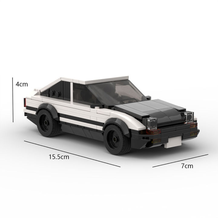 MOC compatible LEGO Toyota Corolla AE86 speed 8 grille high difficulty ...