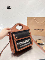 [Unisex Style] BurberyS Postman Bag Classic Fashion Men S And Women S Handbag Retro Street Style Bag