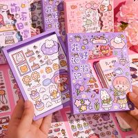 การ์ตูนน่ารัก50แผ่นสติกเกอร์สมุดภาพตกแต่ง Washi สำหรับสมุดบันทึก Diy เด็กงานฝีมือศิลปะแบบทำมือ