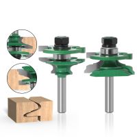 2PC 12mm Shank คุณภาพสูงยกแผงตู้ประตูเราเตอร์ชุดบิต－2Bit Ogee Woodworking Cutter Woodworking Router Bits