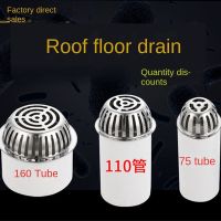 304 Balcony Roof Round Large Displacement Anti-blocking Floor Drain Outdoor Drainage ！