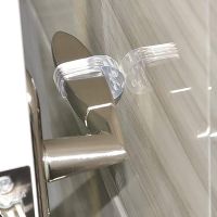 1pc-Transparent Silicone Buffer Door Stoper Door Handle Anti-collision Covers Ring Wall Household Protection Pad Crash Pad