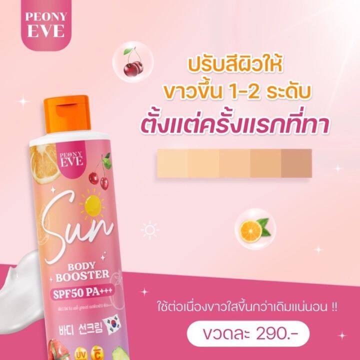 พร้อมส่ง-peony-eve-กันแดดคุณอีฟ-spf50pa-พิโอนีอีฟ-บูสเตอร์เซรั่มกันแดด-ไม่วอก-ไม่เทา-กันน้ำ