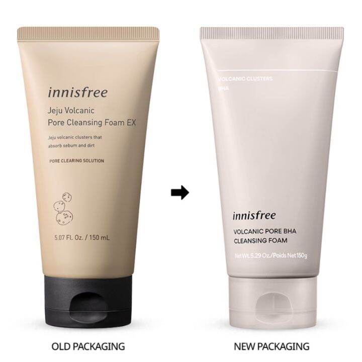 [BPOM] Innisfree Jeju Volcanic Pore BHA Cleansing Foam Cleanser Facial
