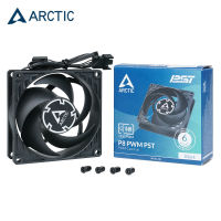 ARCTIC P8 PWM PST เคสคอมพิวเตอร์8ซม. 4PIN พัดลม PWM CHASIS พัดลมระบายความร้อน Cooler Master, flid BEARING, สูงสุด3000RPM, 80x80x25M