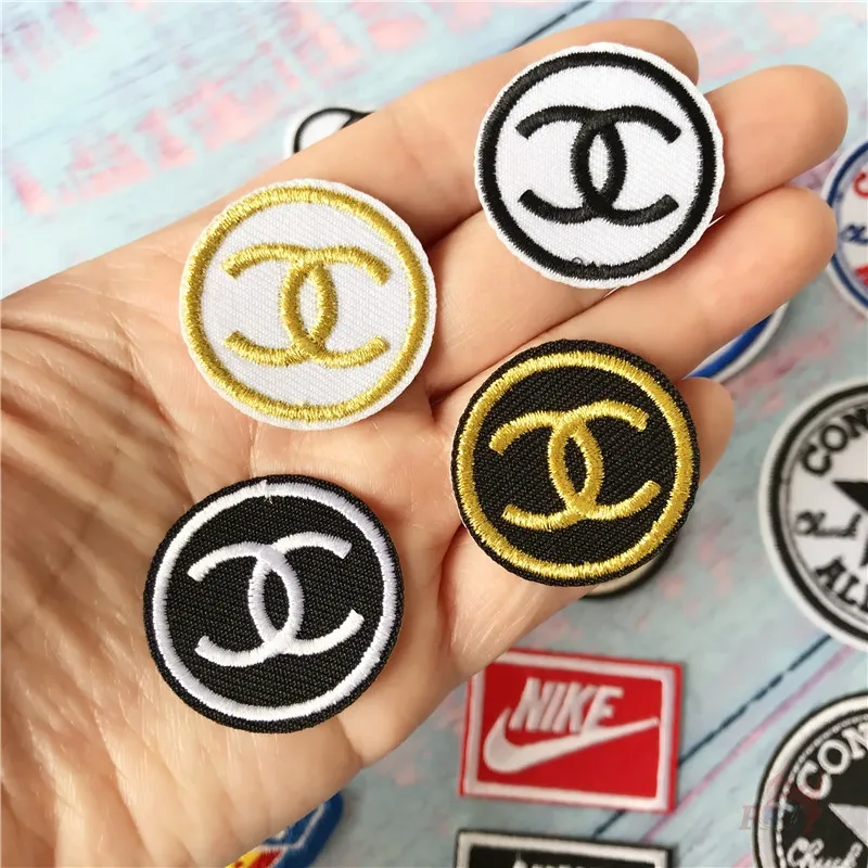 ✾☼☼ ☸ Fashion Brand Logo Crossover Iron-On Patch ☸ 1Pc DIY