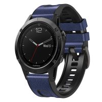 สำหรับ Garmin Fenix 7สายนาฬิกาหนังซิลิโคนแบบปลดออกได้อย่างรวดเร็ว (สีแดงไวน์)