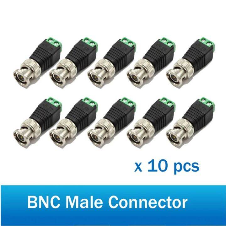 10pcs-male-metal-bnc-connector-with-dc-connector-plug-screw-terminal-utp-video-balun-for-cctv-surveillance-camera