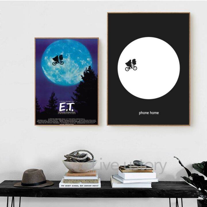 e-t-the-extra-terrestrial-ufo-movie-poster-art-print-film-poster-et-canvas-painting-wall-picture-art-decor