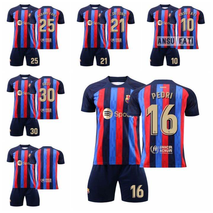 2223 Barcelona Pedri Fati Football Jersey Kit Lazada PH