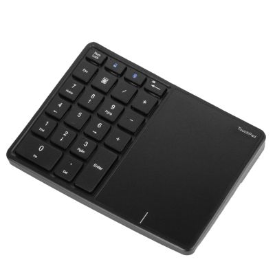 Mini 2.4G Bluetooth Keyboard Numeric Keypad 22 Keys Digital Keyboard with Touchpad for Windows IOS Android