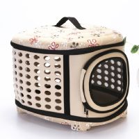 EVA Dogs Cat Folding Pet Carrier Cage Collapsible Puppy Crate Handbag Carrying Bags Pets Supplies Transport Chien Accessories CA