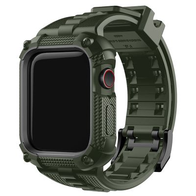 นาฬิกา Apple Fullmosa เคสพร้อมสายคาดสายนาฬิกาข้อมือ Apple ที่ทนทานพร้อมเคสกันชนและปกป้องหน้าจอสำหรับ IWatch Ultra/8/7/6/5/4 /Se CarterFa