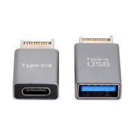 Cysm Xiwai Usb C Type C Usb 3.0ชนิดตัวเมียเป็น Usb 3.1 Type E แผงด้านหน้าของเมนบอร์ดอะแดปเตอร์ข้อมูล