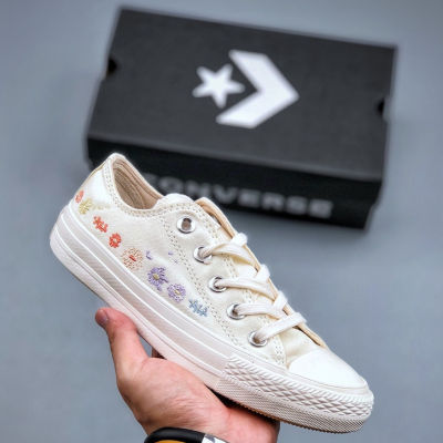 2024 All Star ox Warm spring flowers with low-top embroidery