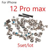 ชุดสกรูแบบเต็มจำนวน5ชุดสำหรับ Iphone 11 Pro 12 12 Pro Max อะไหล่ชุดเครื่องมือเกลียวซ่อม