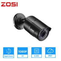 ZOSI 2mp Full HD Surveillance Cameras Strong IR Night Vision H265 1080P TVI Security CCTV Video Outdoor Indoor Weatherproof IP67