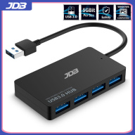 Bộ Chia USB 4 Cổng JDB, Bộ Chia USB Tốc Độ Cao Siêu Mỏng 3.0 Trung Tâm Dữ thumbnail