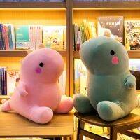 ร้อน30เซนติเมตร S Quishy ไดโนเสาร์ตุ๊กตาของเล่นตุ๊กตานั่งนุ่ม Dino Plushie ที่มีสีสันการ์ตูนเล็กๆน้อยๆ Kawaii สัตว์ P Eluche เด็กวันเกิด