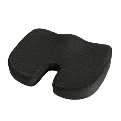 Orthopedic Pillow Seat Cushion-Non-Slip Memory Foam Coccyx Cushion for Tailbone Pain-Office Chair Car Seat