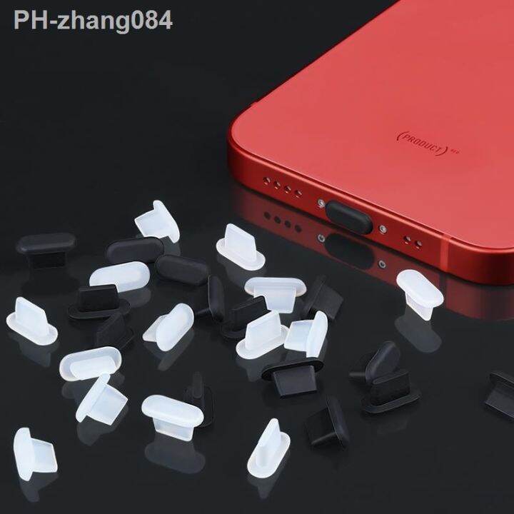 5pcs-soft-silicone-for-apple-iphone-charging-port-usb-dust-plug-for-ipad-waterproof-dustproof-charger-stopper-cover-for-airpods