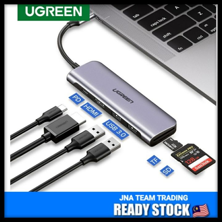 Hub USB C 6-en-2 Ugreen pour MacBook Pro – UGREEN