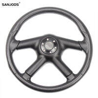 SANJODS Sports Steering Wheel Golf 4 Modified Steering Wheel for Car 14 Inch 35cm Aluminum Moving Rudder Universal Fit JDM