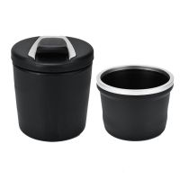 High Temperature Resistance Durable Soot Cup Frosted Detachable Storage Box Ashtray Cup for Vehicle Car Accessories Goods