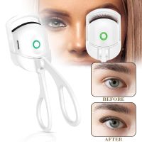 ┅✜ Heated Eyelash Curler Portable Electric Heated Comb Eye Lash Perm Thermal Eyelash Curler Lasting Eyelashes Curls Makeup Tools