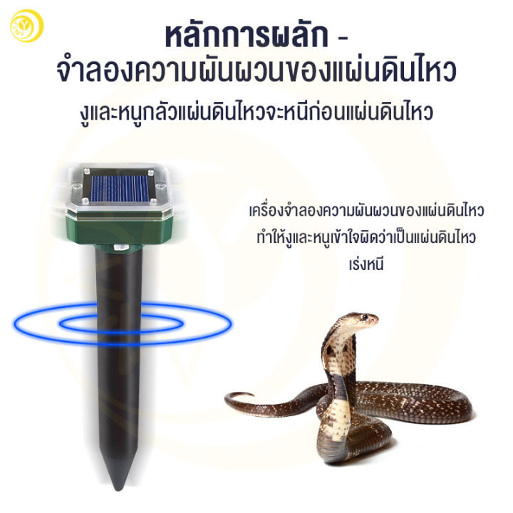 เครื่องไล่นก-อัลตร้าโซนิค-เครื่องไล่นก-ไล่หนู-ไล่งู-ไล่แมลง-solar-ultrasonic-bird-repeller