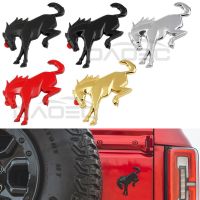 Car 3D Metal Logo Trunk Body Fender Badge Emblem Decoration Styling Stickers For Ford Bronco Sport 2021 2022 2023 Accessories