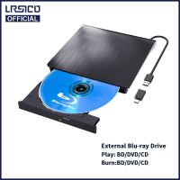 เครื่องเล่นเครื่องเขียนแบบบลูเรย์แบบบาง USB 3.0และ Type-C 3D BD CD DVD ภายนอก Bluray Drive สำหรับ Windows Xp/ 7/8/10 Macos แล็ปท็อปแมคบุ๊คเดสก์ท็อป