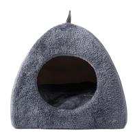 Pet Beds In Houses Plush Soft Cat Houses Multifunctional Pet Tent Soft Kitten Beds with Removable Washable Cushioned Pillow manner