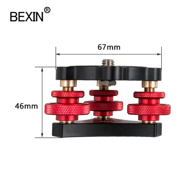 tripod-speedy-leveling-base-leveler-adjusting-base-panning-level-plate-with-bubble-level-for-canon-nikon-dslr-camera-tripod