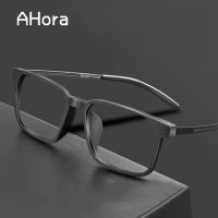 Ahora Retro Square Business Reading Glasses Men TR90 Blue Light Blocking Optical Presbyopic Eyeglasses Spectacles Frames Diopter