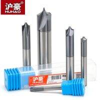 HUHAO 1PC โซลิดคาร์ไบด์ Arc R มุม End Mill 2 และ 4 ขลุ่ย CNC Milling Cutter Anti-R Chamfering Router Bit สําหรับโลหะผสมเหล็ก