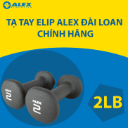 Bộ Tạ Tay Elip ALEX 2LB, Lõi Gang Đặc Bọc Cao Su Cao Cấp Cho Nữ
