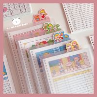 MINKYS New Arrival Kawaii B5 Binder Refillable Vocabulary Word Book Foreign Languages Memory Notebook School Stationery Note Books Pads