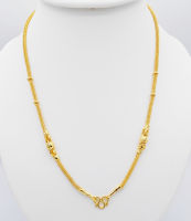 24k  Thai Baht Yellow Gold Necklace Jewelry Gold Plated
