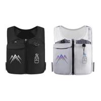 Running Vest With Phone Holder Breathable Vest For Men Casual Foldable Water Bottle Photo Vest For Men With Pockets Running Accessories For Men excitement