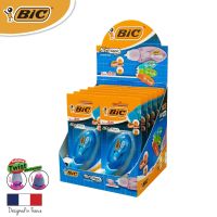 BIC บิค เทปลบคำผิด MICRO TAPE TWIST 5 มม. x 8 ม. (Blue) จำนวน 12 ชิ้น