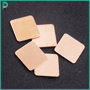diymore 10Pcs Copper Shim Copper Sheet Shim Piece Heatsink Thermal