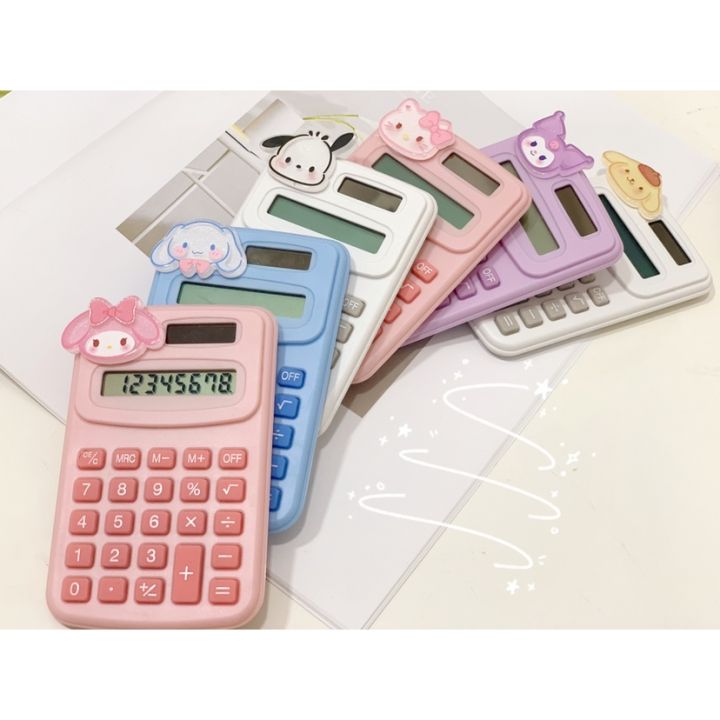 Lazada　Desktop　for　Display,　LCD　Smart　Calculator　8-Digit　School　Small　Cute　Digital　Home　Mini　Size　with　for　Calculator　Kids　Solar　Pocket　Power　Battery　PH