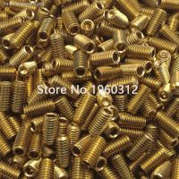 ✿ 2-20PCS DIN916 brass set screw M1.6 M2 M2.5 M3 M4 M5 M6 M8 headless hex socket set screw grub screw