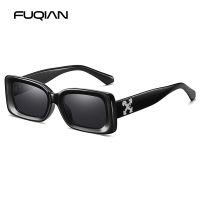 FUQIAN Luxury Brand Design Square Sunglasses Men Women Fashion Small Rectangle Sun Glasses Ladies Vintage Driving Shades UV400