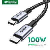 （Grilled cold noodles）  UGREEN 100W USB C เพื่อสายชาร์จสำหรับ MateBook MacBook Samsung Galaxy S9 PD100W 5A ชนิดเร็ว QC4.0