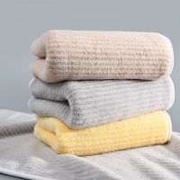 ♟ Adults Children Universal Blanket Thickened Bath Towel Super Soft Coral Velvet Baby Bath Towel Water Absorbing Bath Towel