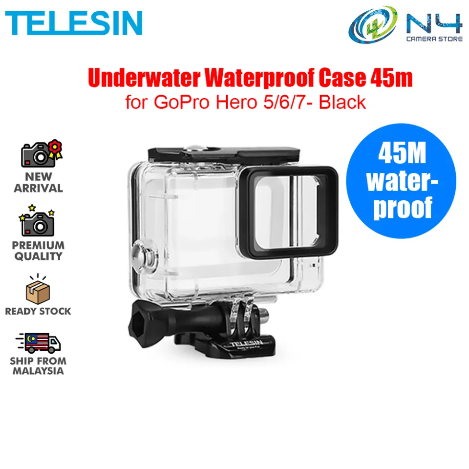 TELESIN Waterproof Case GoPro Hero 5 GoPro Hero 6 GoPro Hero 7