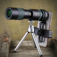 【The-Best】 yiyin2068 8-24X30 Zoom Scalable Monocular Telescope for Smartphone Hunting Optics Powerful HD Objective Variable Magnification Stepless