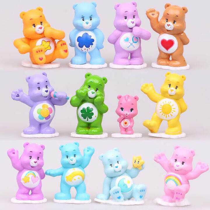 12pcs-colorful-animal-bear-character-toy-plastic-miniature-toy-set-cake-toppersplastic-miniature-toy-setcolorfulcolorful-animal-bear-character-toy12pcscake-toppers-car-decorations-ornaments